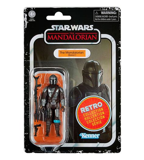 Star Wars: 2022 Retro Collection Mandalorian Vintage The Mandalorian ...