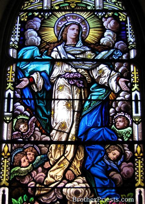 Assumption Of Mary Stained Glass