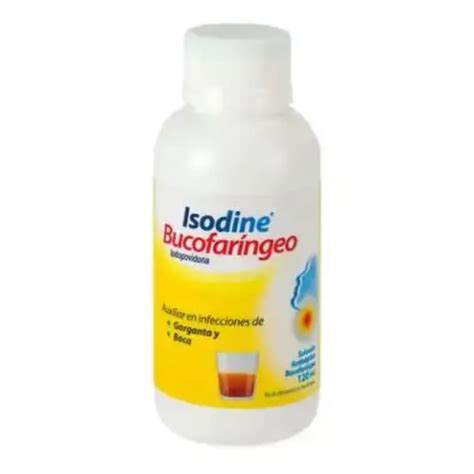 ISODINE BUCOFARÍNGEO Solución Antiséptica FCO 120 ML 8 G 100 ML