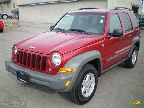 Inferno Red Pearl Jeep Liberty Sport X Photo