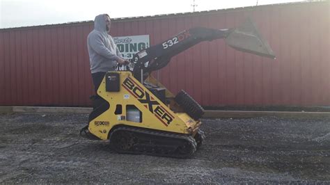 Boxer 532dx Stand On Skid Steer Youtube