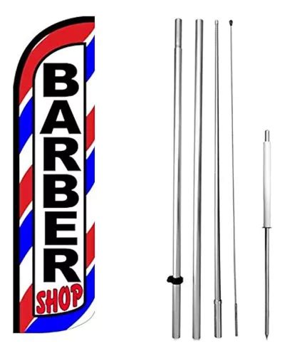 Barber Shop Kit De Letreros Para Pancartas Con Bandera De Sw Meses