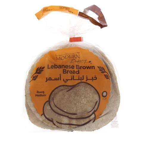 Modern Bakery Lebanese Bread Brown Medium Size 4's - MercatCo