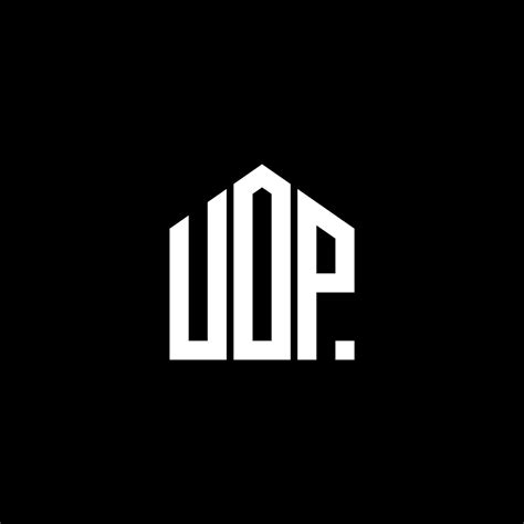 UOP letter logo design on BLACK background. UOP creative initials letter logo concept. UOP ...