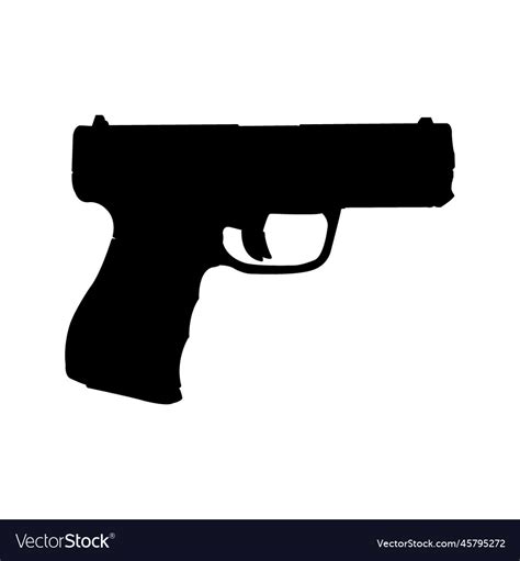 Glock Silhouette Vector