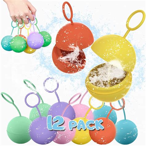 Reusable Water Balloons For Kids Quick Fill Silicone