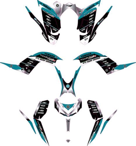 Fits 2013 2014 To 2023 Yamaha Raptor 700 Graphics Kit Decal Stickers Design Kit Ebay