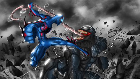 Spiderman Vs Venom Hd Superheroes 4k Wallpapers Images Backgrounds Images