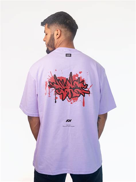 Remera Oversize Unknown Graffiti Mau Streetwear