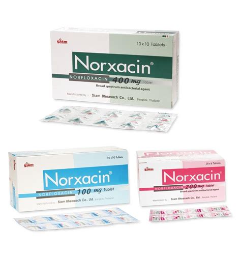 Norxacin Dosage And Drug Information Mims Thailand