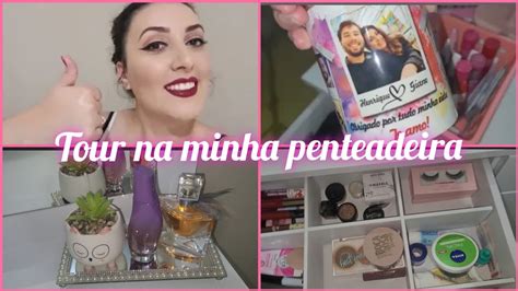 Tour Na Minha Penteadeira Mostrei Todas Minhas Maquiagens Youtube