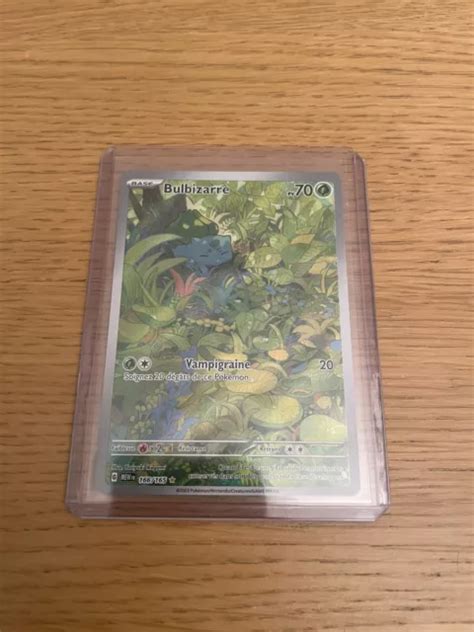 CARTE POKÉMON BULBIZARRE 166 165 Secrète Rare Full Art EV3 5 MEW 151 FR