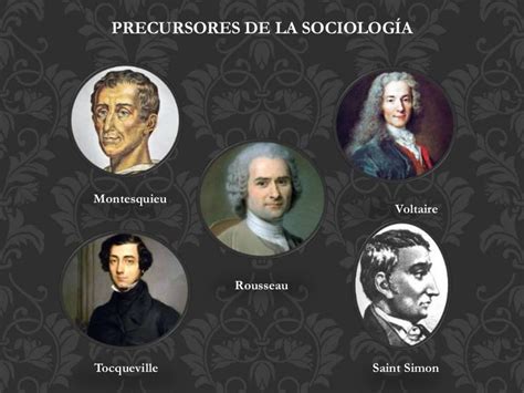 Precursores Y Fundadores De La Sociología