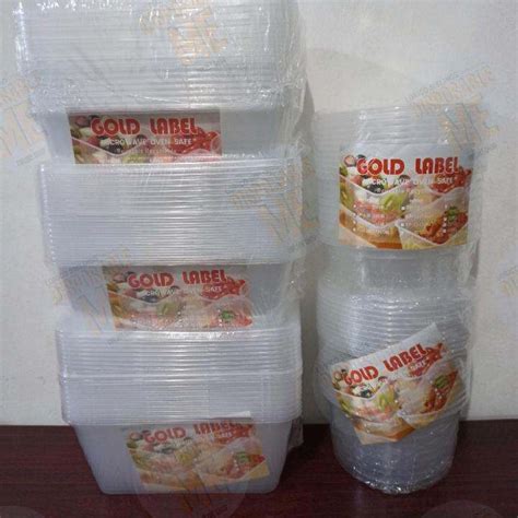 Microwavable Food Container Tub Rectangular Pack Of 10 S RE500