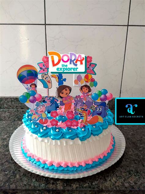 DORA The Explorer Cake Topper Digital File You Print DORA | Etsy