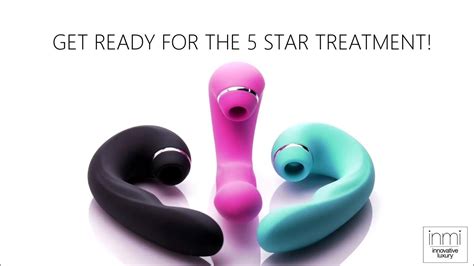 Inmi Shegasm 5 Star 10x Tapping G Spot Silicone Vibrator With Suction