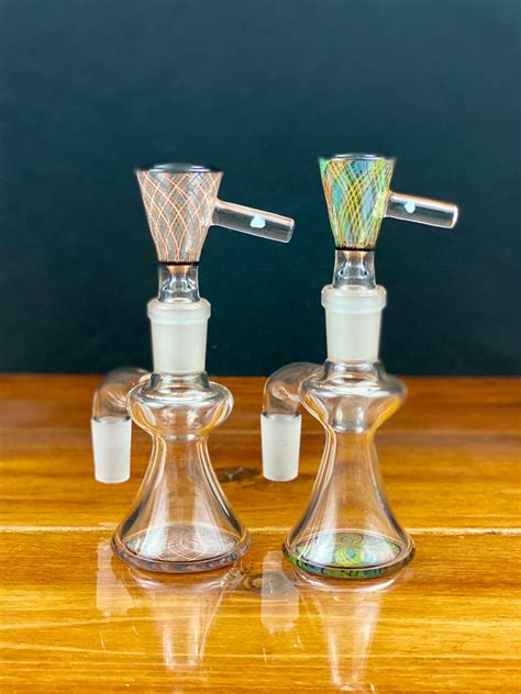 Korey Glass 14mm 90 Degree Retti Ash Catcher Willys Cannabis Supply Co