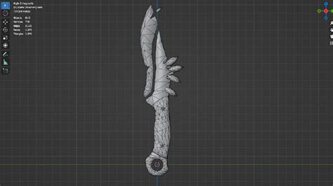 Magic Crystal Dagger 3D Model - TurboSquid 2051648