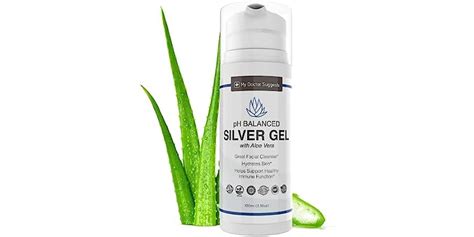 Structured Colloidal Silver Gel With Aloe Vera