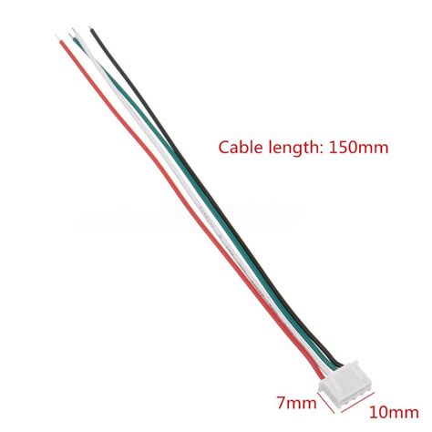 Set Pin Mini Micro Jst Xh Mm Awg Connector Plug With Wires