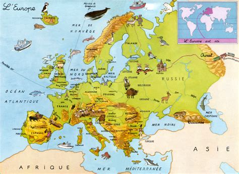 Carte G Ographique De L Europe Voyage Carte Plan