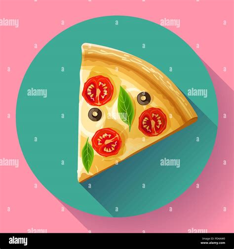 Pizza Rebanada Vector Fotografías E Imágenes De Alta Resolución Alamy