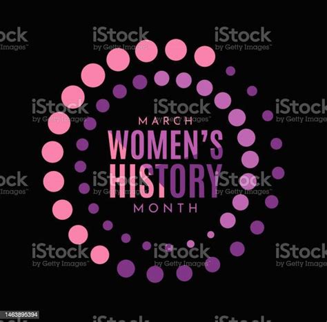 Womens History Month Poster Background March Vector Stock Illustration Download Image Now Istock