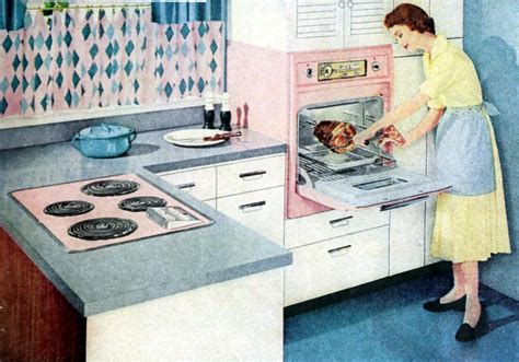 35 Retro Pink Kitchens 1950s Home Decor You Dont See Much Today