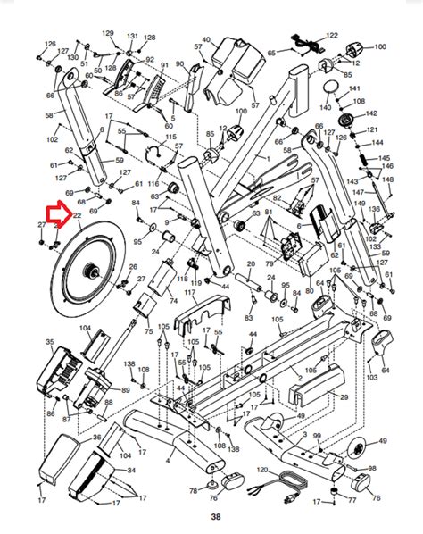 Nordictrack Comm S22i S15i Stationary Bike Flywheel Assembly 408513