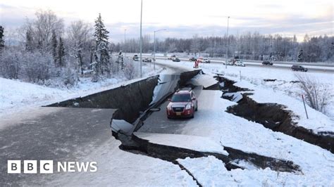 Alaska Earthquake Anchorage Rocked By Aftershocks Bbc News