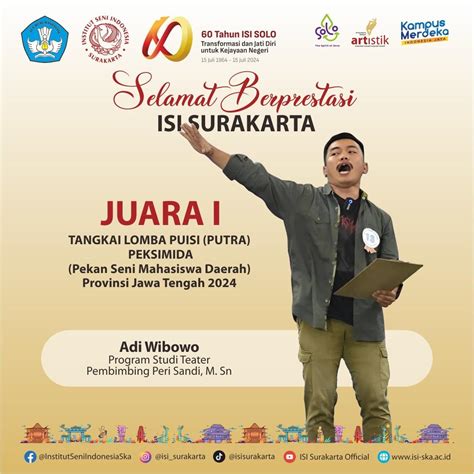 Peksimida Isi Solo Juara Dan Tangkai Lomba Baca Puisi Isi