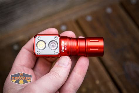 Wurkkos HD15R Dual LEDs Headlamp, Angle Flashlight with Red Beam Mode ...