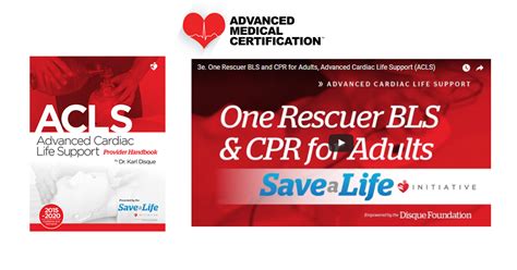 One Rescuer Bls For Adults Acls Online Handbook