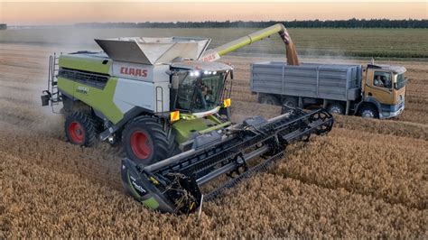 Claas Lexion 8700 Harvesting Wheat Youtube