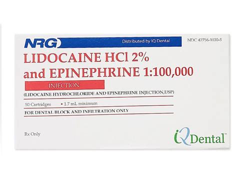 Lidocaine Dental