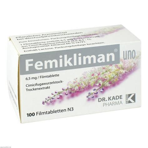FEMIKLIMAN uno Filmtabletten (100 St) Preisvergleich, PZN 8817611 ...