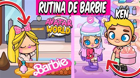 Rutina De Dia De Barbie En Avatar World Morning Routine Barbie