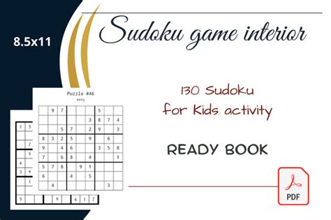 Sudoku Puzzle Interior Kdp X Graphic By Rise Creative Fabrica