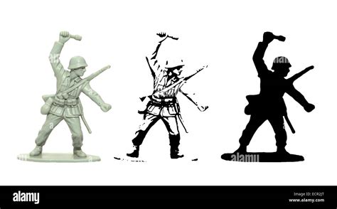 Plastic Toy Soldier Stock Photo Alamy