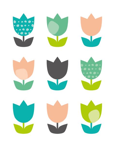 Printable tulip wall art – makeandtell