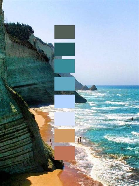 Serene Palette Inspired By Corfugreece Color Schemes Color Palette