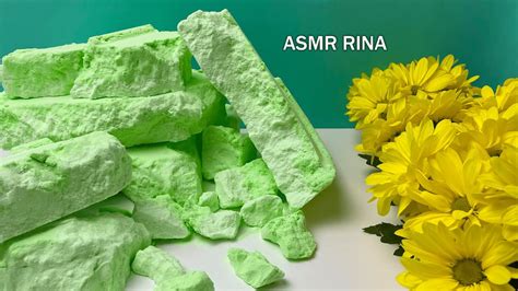 ASMR Baking Soda Neon Chunks Crumble YouTube