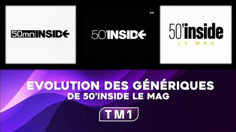 Evolution Des Generiques De Inside Le Mag Depuis Youtube