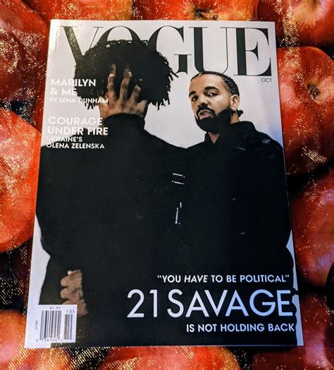 Drake Drake 21 Savage Vogue Issue Her Loss Promo Magazine Grailed