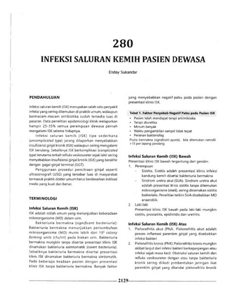 280 Infeksi Saluran Kemih Pasien Dewasa Pdf