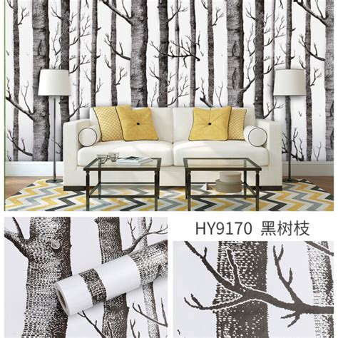 Wallpaper Bamboo Sticker Cm X Meter Kertas Dinding Buluh Pvc Self