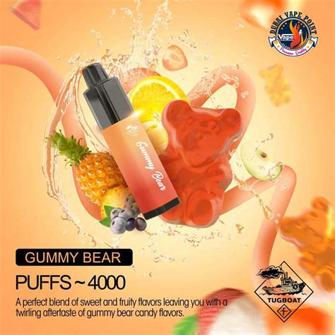 Tugboat Mega Flow Gummy Bear Puffs Dubai Vape Point Premium