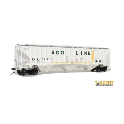 Tangent Ho Ps Cd Covered Hopper Soo Line Wheat Logo