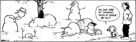 Calvin And Hobbes Snowmen Were Always The Best Rfunny