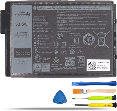 Amazon Rhkrkqn Xvjnp Laptop Battery Replacement For Dell Latitude